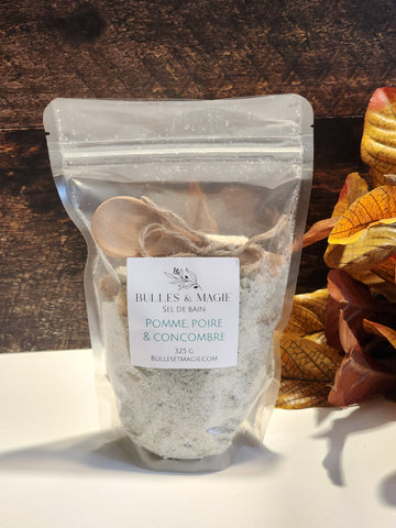 Sel de bain "Pomme, poire & concombre"